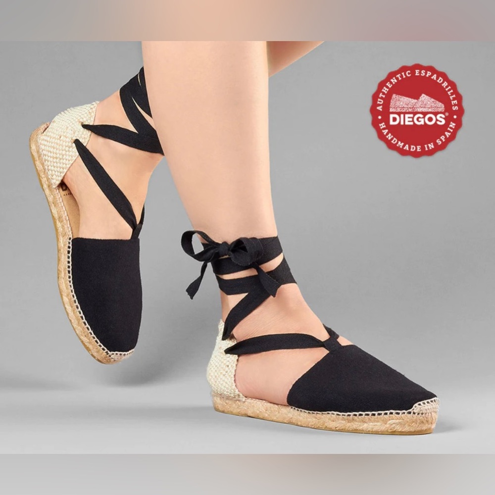 Diegos Black Lola Espadrille